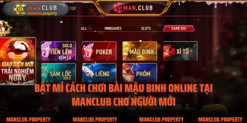 Cách Chơi Bài Mậu Binh Online Tại Manclub Cho Người Mới